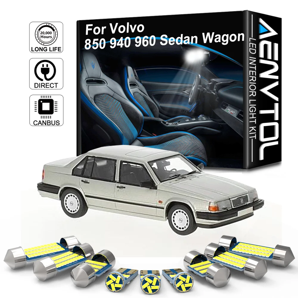 AENVTOL 8 шт. Canbus для Volvo 850 940 960 седан универсал 19911992 1993 1994 1995 1997 Автомобильный