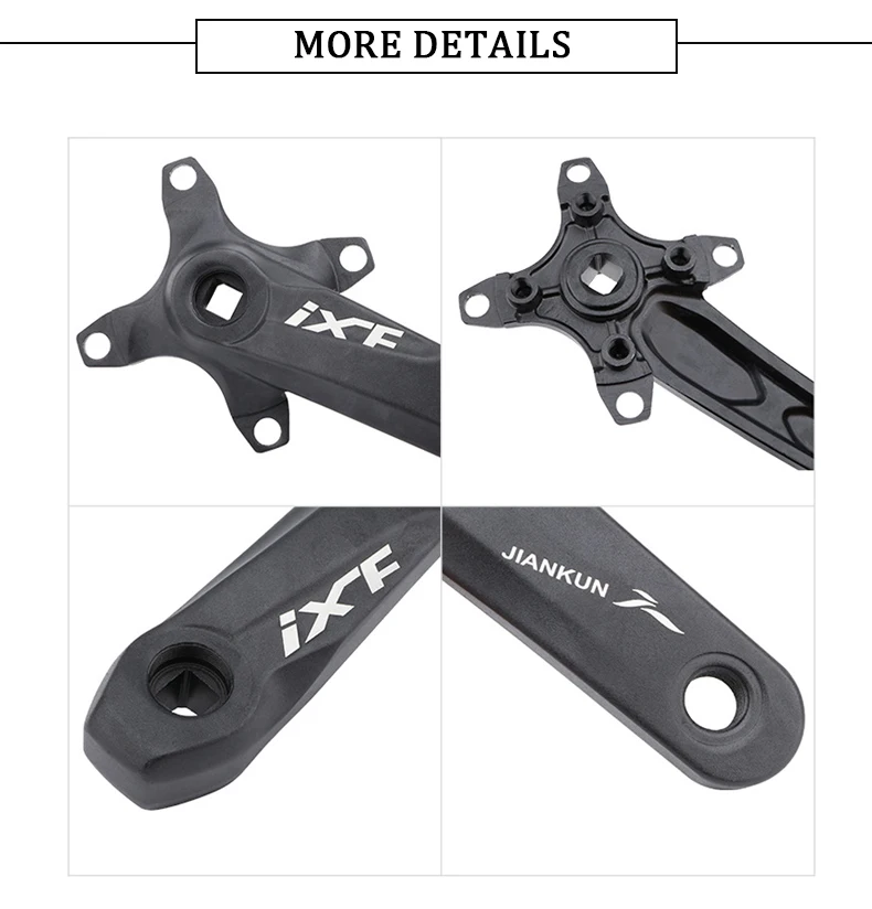 VTT Pédalier En Alliage D'aluminium VTT Manivelle 104 BCD