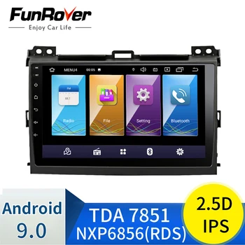 

Funrover 2.5D+IPS android 9.0 car dvd multimedia player for Toyota Prado 120 Land Cruiser 2004-2009 Car Radio GPS Navigation dsp