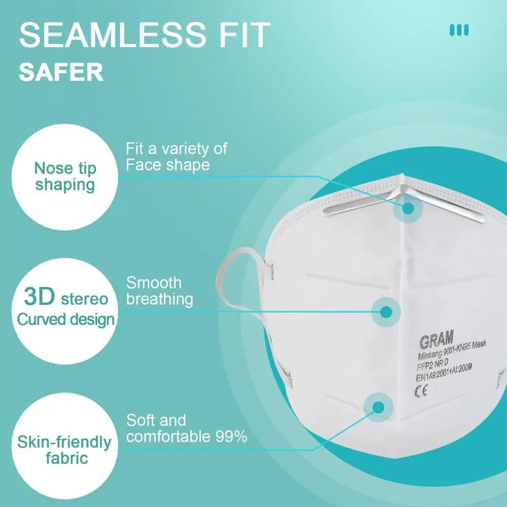 

Protective Mask Reusable Anti-dust Mask Outdoor Protective Mask High Efficiency Filtration Breathable Face Mask