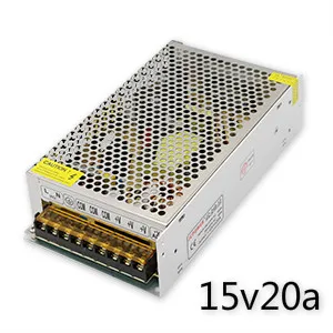 15 V Трансформаторы освещения 110V 220V AC к DC 15 Volt 3A 5A 10A 20A 30A блок питания 45W 75W 150W 300W 450W для светодиодной лампы полосы - Цвет: 15V 20A