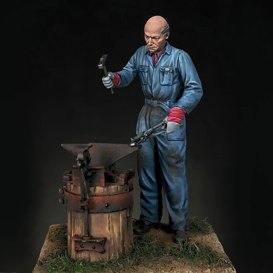 Новый несобранный 1/35 современный человек на работе (1 рисунок) Статуэтка из смолы