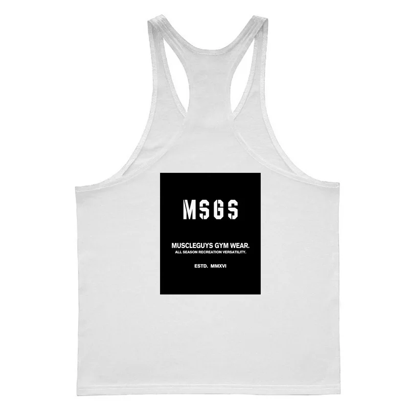 

Brand Casual Cotton Muscle Undershirt Clothing Bodybuilding Solid Tank Tops Men Gyms Fitness Vest Singlets Sleeveless Shirt