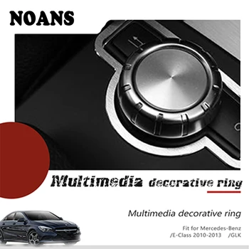 

NOANS Car Stickers For Mercedes W204 W212 C E Class GLS GLK W218 X204 Benz Center Console Multimedia Switch Covers Accessories