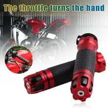 7/8 мотоциклетная рукоятка управления дроссельной заслонкой на руле Нескользящая обработка NC Технология прочная CNC алюминиевая вращающаяся рукоятка универсальная Прямая поставка
