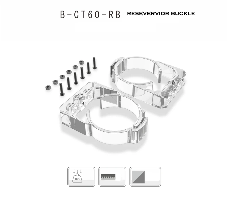 Bykski B CT50 RB V2/B CT60 акриловые защитой от ударов при падении и застежка Пряжка для