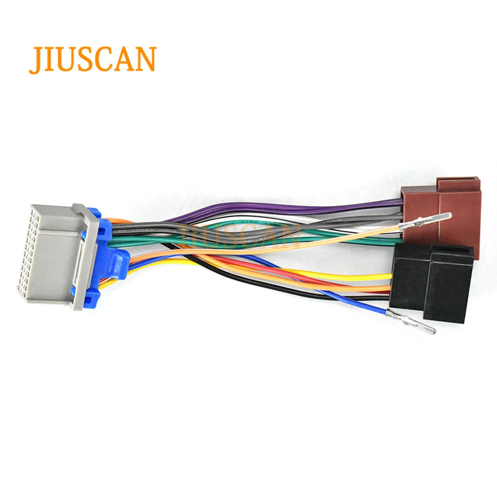 JIUSCAN 12-142 ISO радио адаптер для Buick и для Chevrolet Mini провода жгута проводов разъем свинцовый ткацкий станок кабель штекер Адаптер стерео
