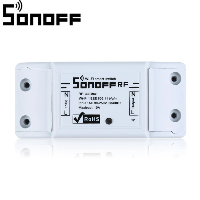 

Sonoff RF WiFi Wireless Smart Home Automation 433Mhz RF Remote Switch Module For Sonoff RF