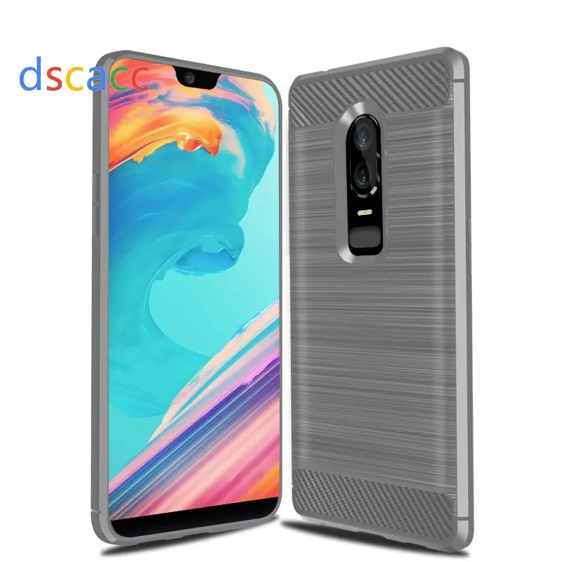 Dscacc карбоновый Матовый ТПУ чехол для OnePlus 5 5T 6 100 шт