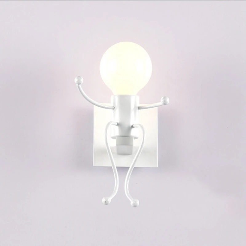 Винтажный промышленный робот настенный светильник s бра фурнитура для детской