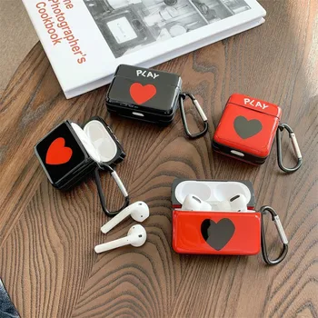 

For airpods 1 2 case Earphone Charging Box Case For airpods Pro cover cute Love heart wireless Bluetooth Headphone soft IMD case