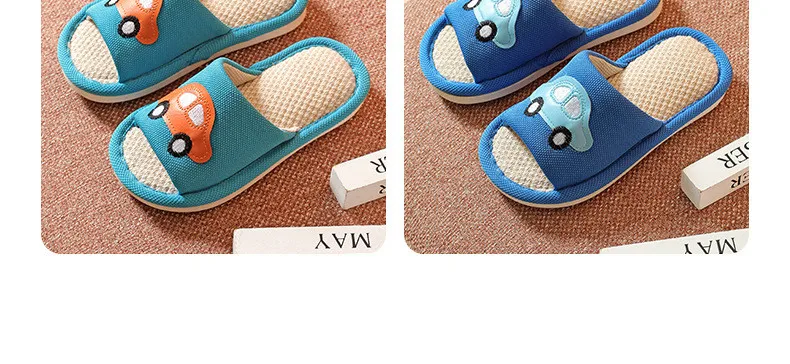 Slippers for Boy Girl Summer Spring Flat Shoes Children Home Indoor Cartoon Car Cute Fashion Kids Sandals Slides Flip Flops leather girl in boots