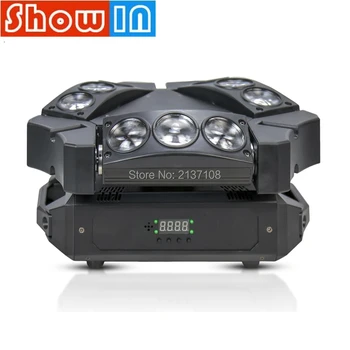 

9*10W Cree LED Spider Beam Wash Moving Head Light RGBW DMX512 Disco Party Nightclub DJ Music Show Event Hire Pro Stage Lighting