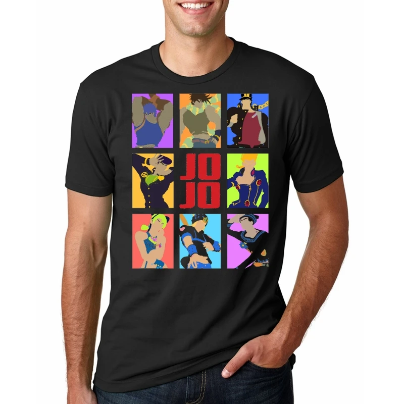 JoJo's Bizarre Adventure - Heroes T-shirt for Men |