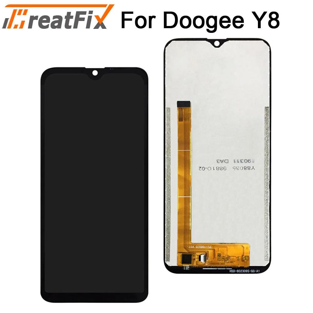 Для Doogee Y6 Y6c ЖК-дисплей+ сенсорный экран дигитайзер сборка Замена Для doogee y8 y8c дисплей ЖК-экран