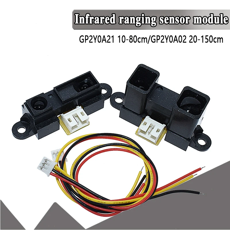 GP2Y0A21YK0F 10-80 см GP2Y0A21 GP2Y0A02YK0F 20-150 см Инфракрасный датчик приближения ик аналоговый датчик расстояния инфракрасный датчик расстояния