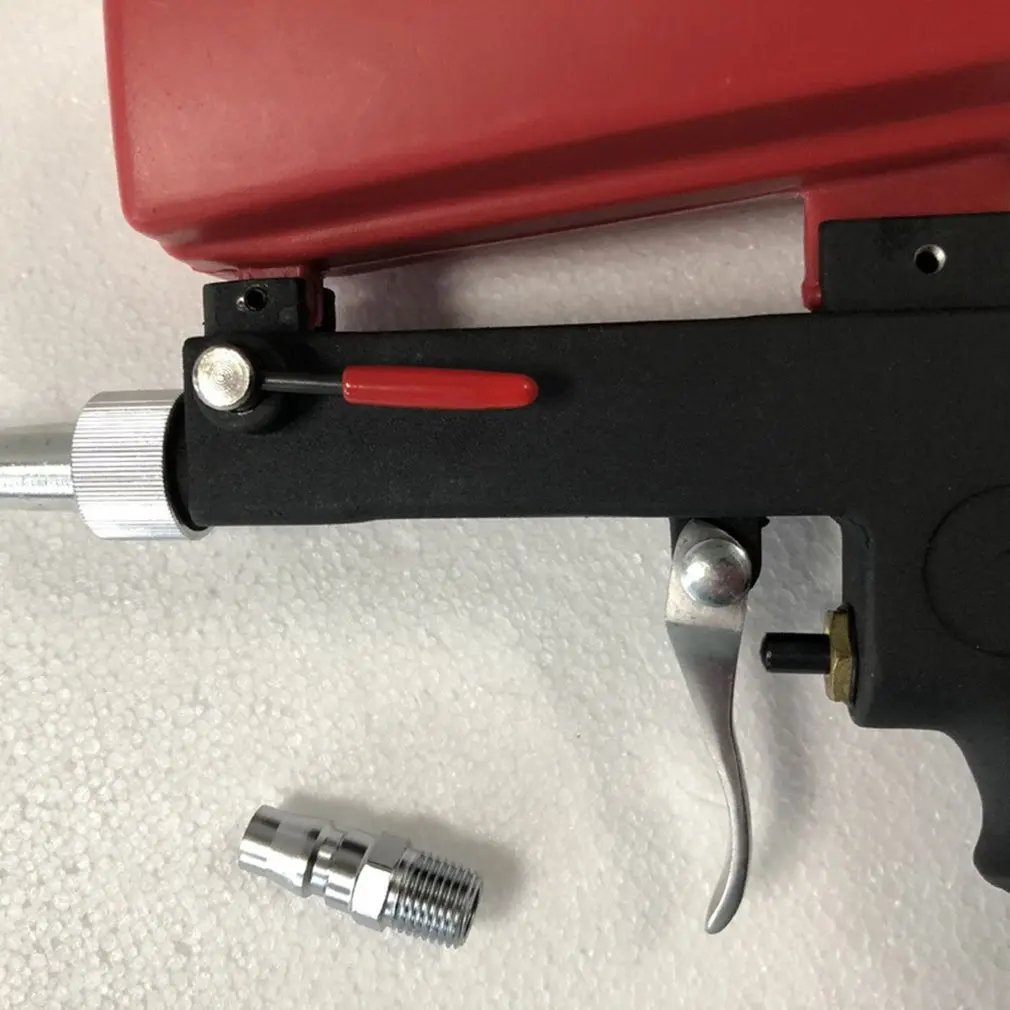 90psi портативная гравитационная пескоструйная пневматическое ружьё маленькая пескоструйная машина Регулируемый пневматический Пескоструйный Набор Горячая