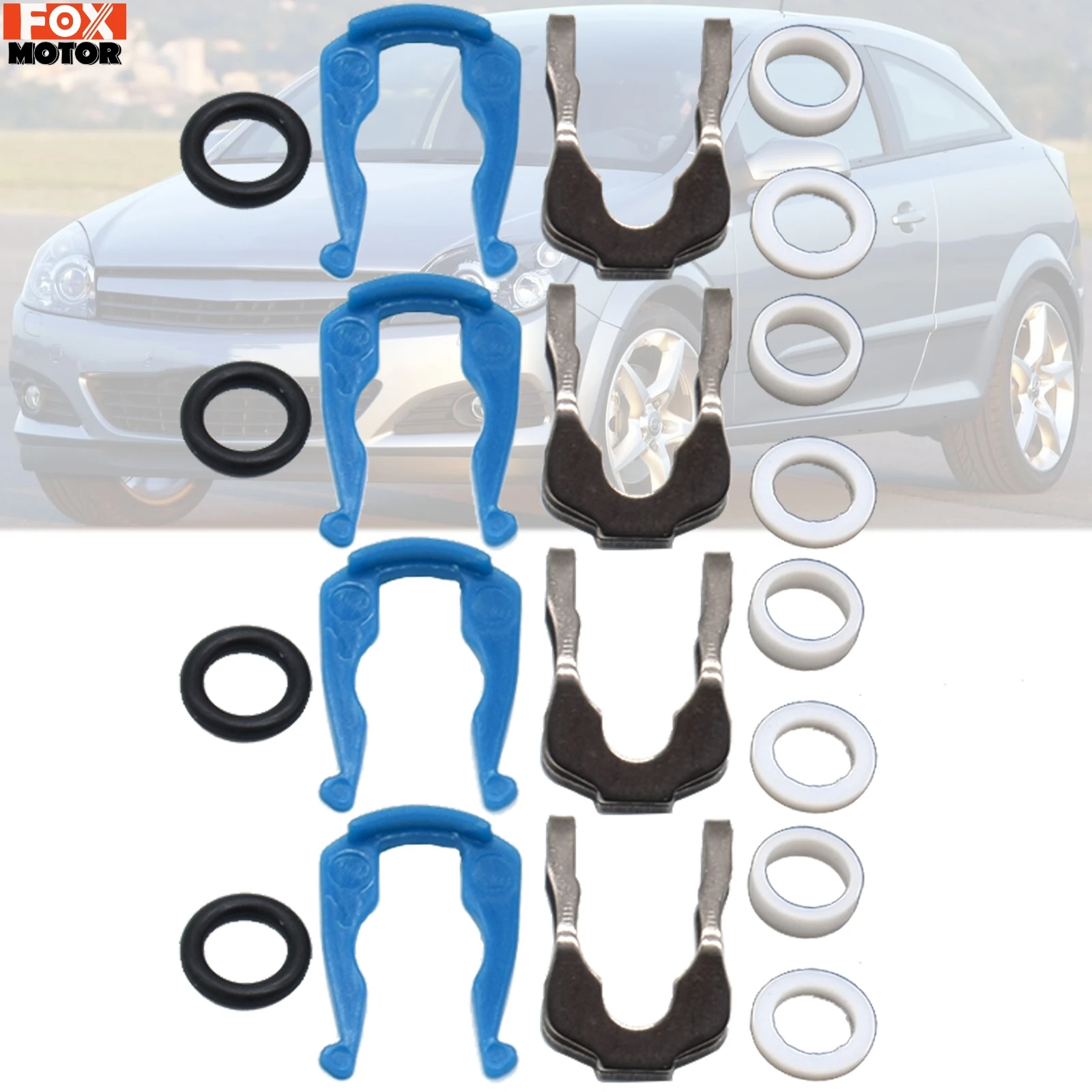 Fuel Injector Seal Repair kit Air Intake Delivery For Opel Vauxhall Astra 2001 2002 2003 2004 2005 2.2 Petrol Engine Accessories