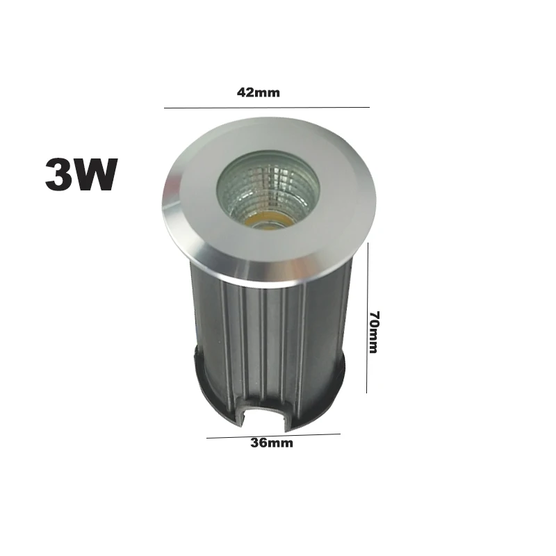 Tanie Wodoodporna 5W 10W 3W LED światło podziemne ziemi ścieżka ogrodowa lampa podłogowa sklep