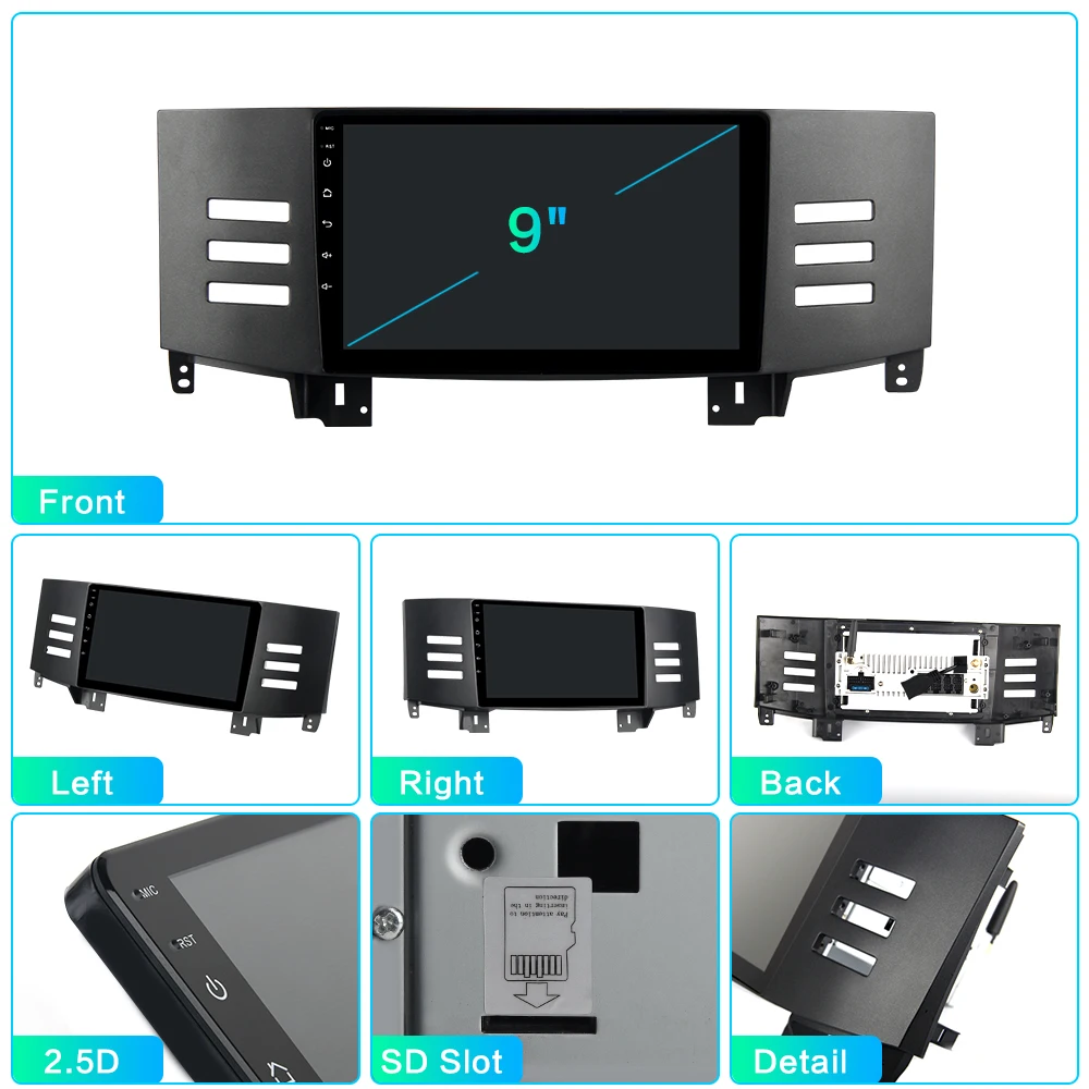 Sale Dasaita Car Multimedia Radio 1 Din Android 9.0 for Toyota Reiz 2006 2007 2008 2009 USB 9" Multi Touch Screen 1080P Video 8 Sale Dasaita Car Multimedia Radio 1 Din Android 9.0 for Toyota Reiz 2006 2007 2008 2009 USB 9" Multi Touch Screen 1080P Video 8