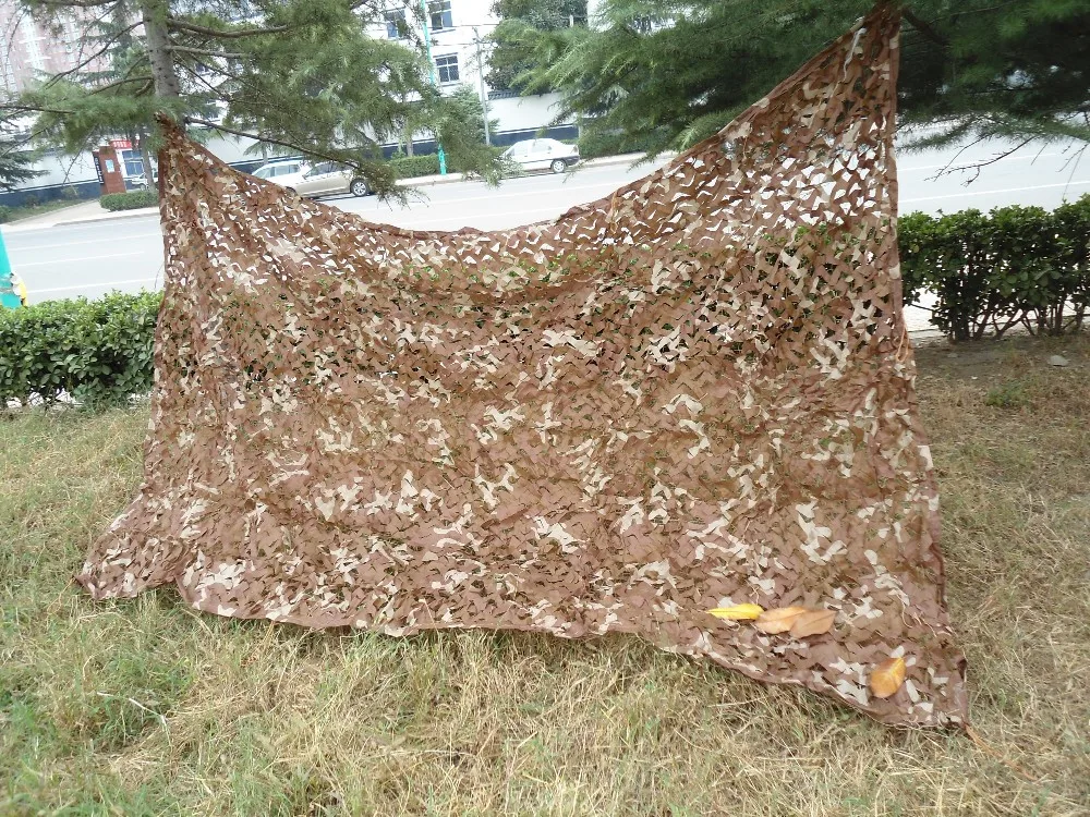 2.5X 4M пустынная Маскировочная Сетка осенние листья камуфляж сетка для кемпинга и охоты солнечные укрытия
