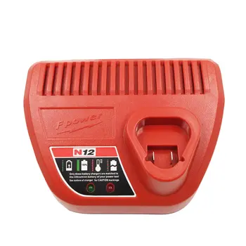 

10.8V 12V Li-Ion Replacement Battery Charger for M12 Milwaukee 48-11-2401 48-11-2402 C12 B C12 BX Lithium-Ion Battery