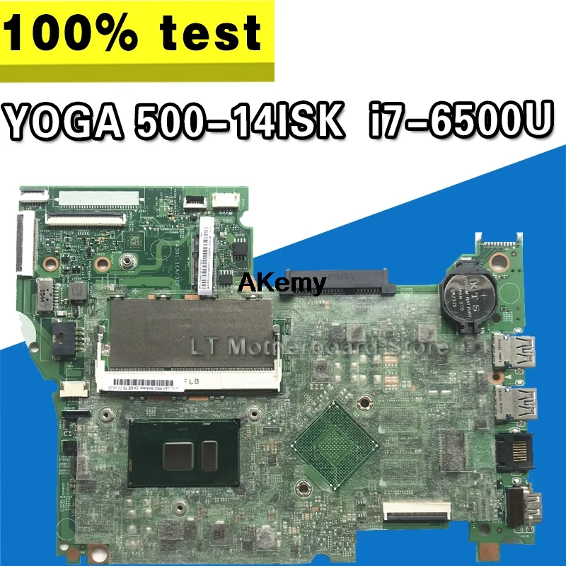 

For Lenovo YOGA 500-14ISK FLEX3-1480 Laptop motherboard CPU I7 6500U DDR3 integrated graphics 100% Test OK