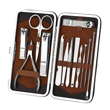 

13 Pcs Manicure Nail Clipper Set Household Stainless Steel Ear Spoon Nail Clippers Manicure Tool Pedicure Nail Scissor