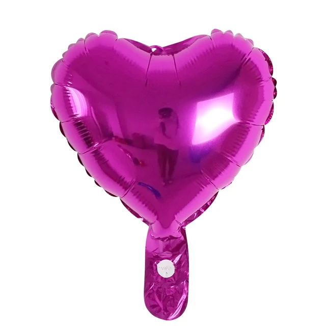 50 globos de aluminio pequeños en forma de corazón de 5 pulgadas,  decoración de boda, fiesta de cumpleaños, baby shower, juguete de  decoración de