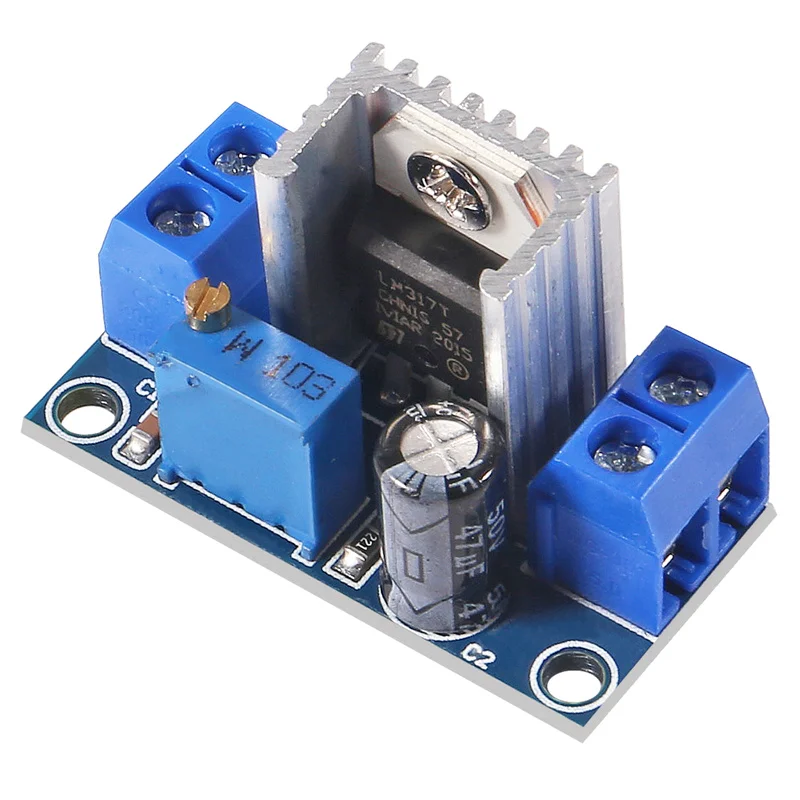 5pcs LM317 DC-DC Converter Buck Step Down Circuit Board Module Linear Regulator LM317 Adjustable Voltage Regulator Power Supply