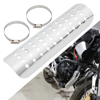 

Motorcycle Exhaust Pipe Heat Shield Cover Guard Anti-scald Protector Accessories For Chopper Cruiser Dirt Bike Cafe Racer KTM