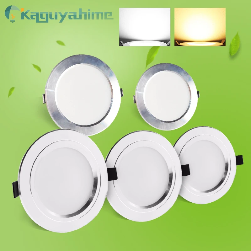 =(K)= LED Downlight 220V AC 110V Recessed Round LED Lamp 3W 5W 9W 15W 18W Aluminum Spot Light Warm White Cold White High Bright =(K)= LED Downlight 220V AC 110V Recessed Round LED Lamp 3W 5W 9W 15W 18W Aluminum Spot Light Warm White Cold White High Bright