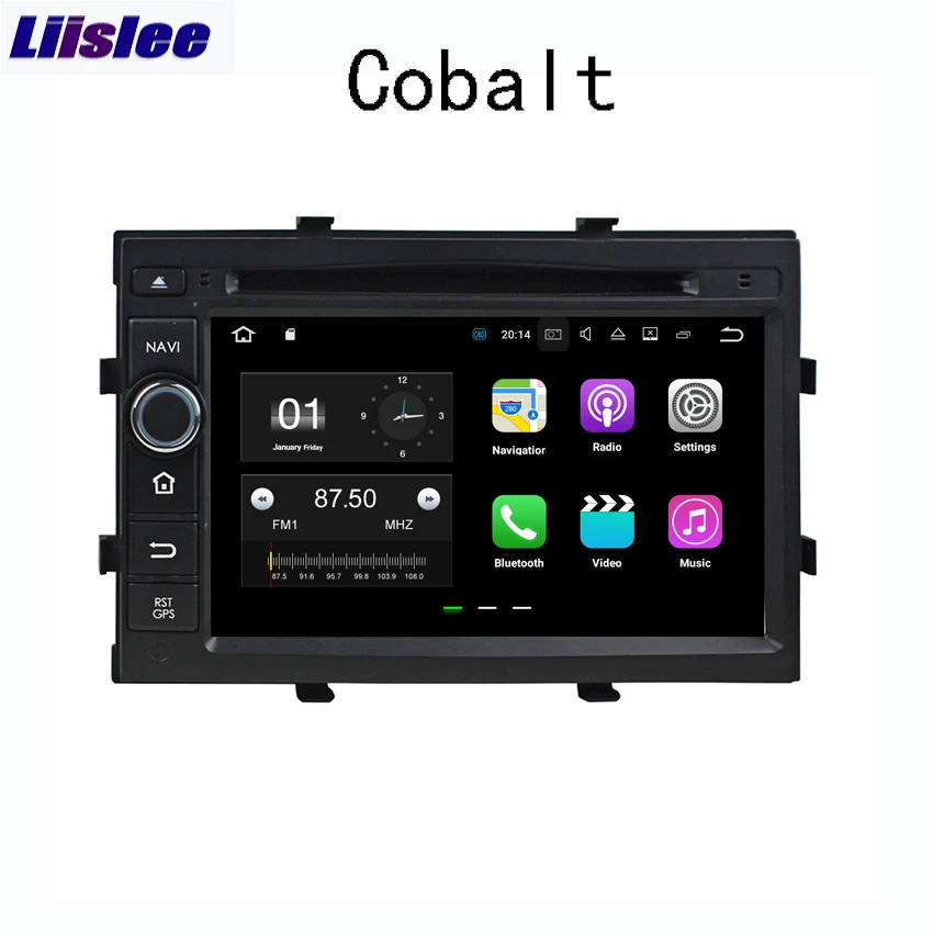 Liislee 2 din Android автомобильный навигатор GPS для Chevrolet Cobalt 2012 ~ 2018 Радио стерео