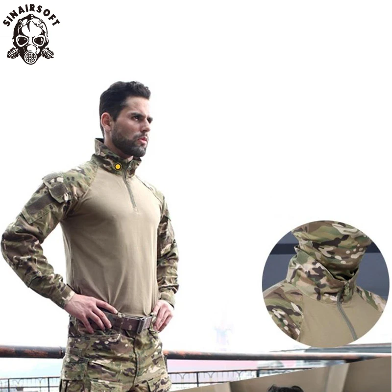 SINAIRSOFT Тактический G3 Камуфляжный костюм в стиле милитари страйкбольная Униформа
