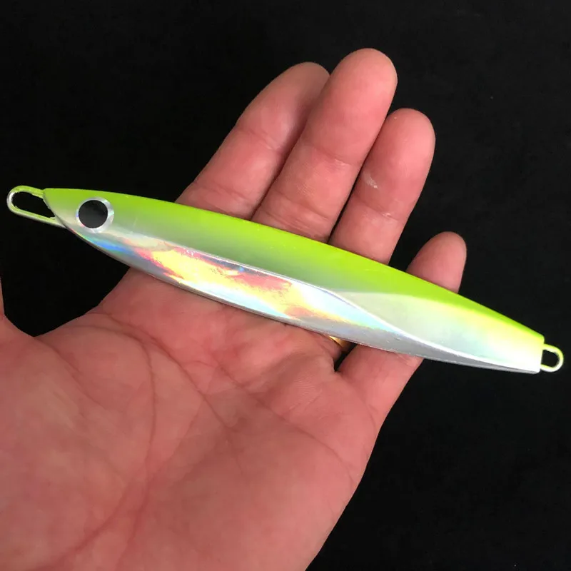1 шт./лот 12.5cm100gknife джиггинг металлическая ложка высокое качество VIB искусственная приманка лодка рыболовные приманки свинцовая рыба - Цвет: 100g   K