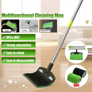 

Floor Mop Hand Washing Flat Mop With Microfiber Replace Pads Easy Clean Fast Dry Household Floor Cleaning Tools
