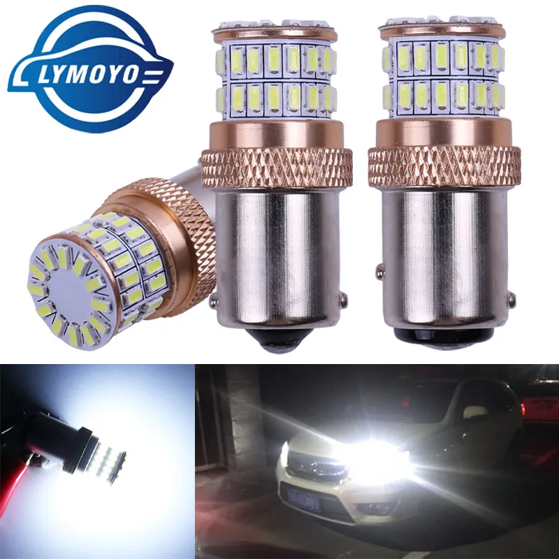 1 шт. S25 1156 BA15S p21w 1157 Bay15d P21/5 Вт Светодиодный светильник указателя поворота 3014 48SMD DC12V