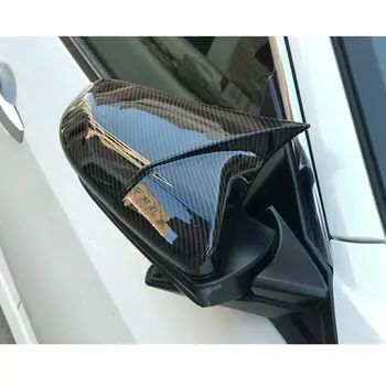 

2Pcs Side Mirror Trim Car Auto Door For Honda Civic Sedan/Coupe/Hatchback 2016-2018