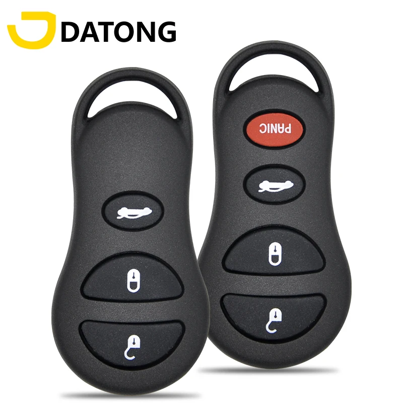 

Datong World Car Remote Key Shell Case For Jeep Cherokee Chrysler Voyager Cruiser Dodge Ram Dakota Replacment Smart Key Cover