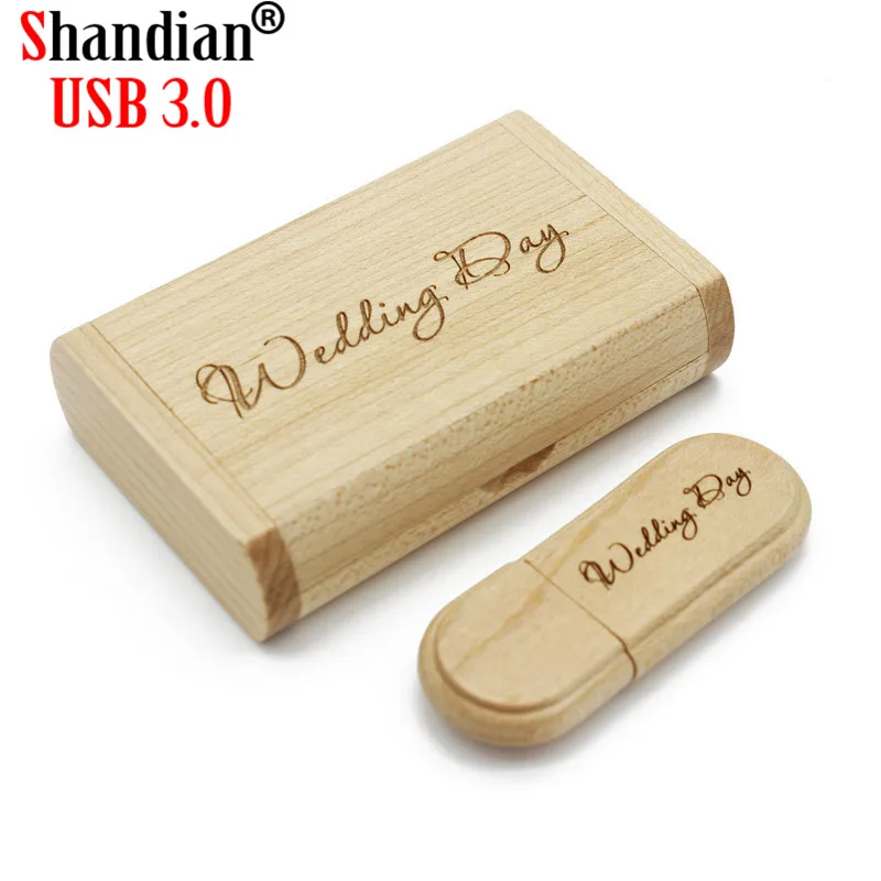 SHANDIAN USB 3 0 бесплатная доставка логотип клиента деревянный флеш накопитель