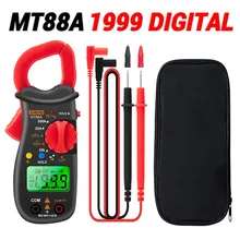 Pince multimètre numérique MT88A MT88A, testeur de tension AC cc, plage automatique, testeur de tension de courant LCD