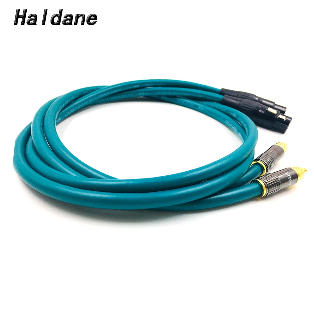 Холдейн пара LITON RCA штекер 3pin XLR женские сбалансированный аудио кабель