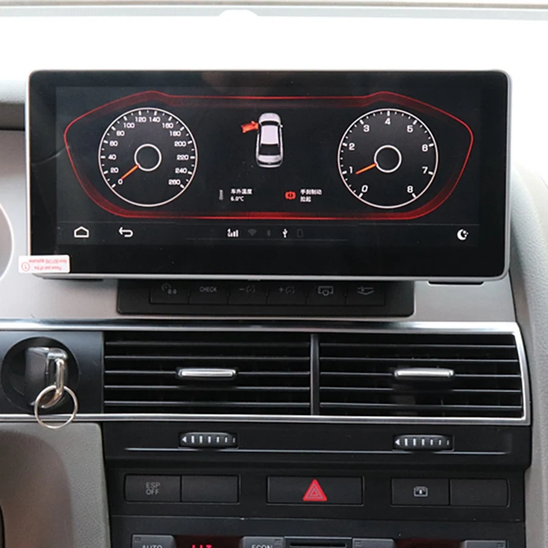 Android 8,1 4+ 64G Автомобильный gps навигатор Автомобильный Радио Стерео тире мультимедийный плеер для-Audi A6