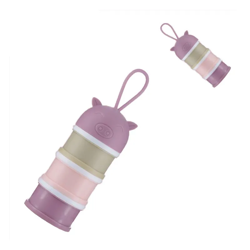 3 сетки эфирные зерновые Мультяшные коробки портативный контейнер для детского питания младенческой емкости для сухого молока контейнер практичная коробка