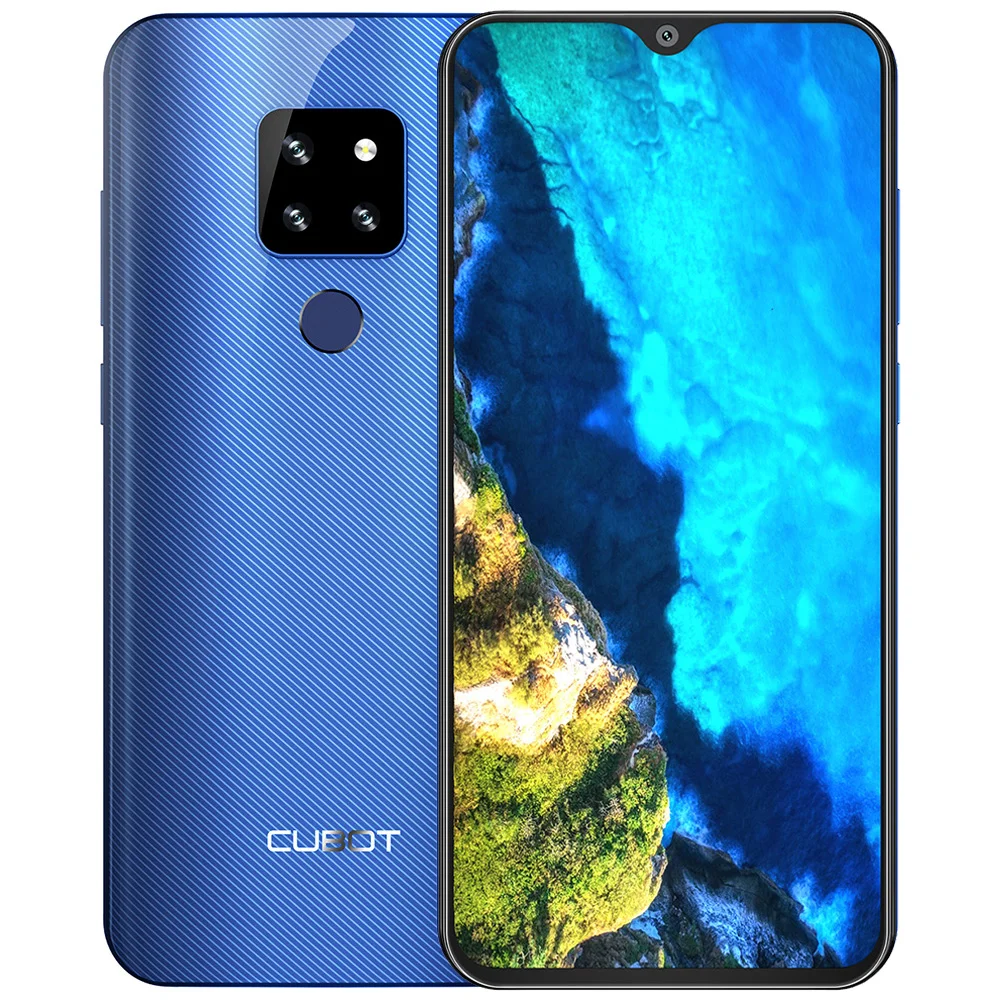 6,3 дюймов CUBOT P30 4G 2340x1080 ips Phablet Android 9,0 Helio P23 Octa Core 4 Гб ram 64 Гб rom 4000 Мп задняя камера мАч телефон - Цвет: Ocean Blue