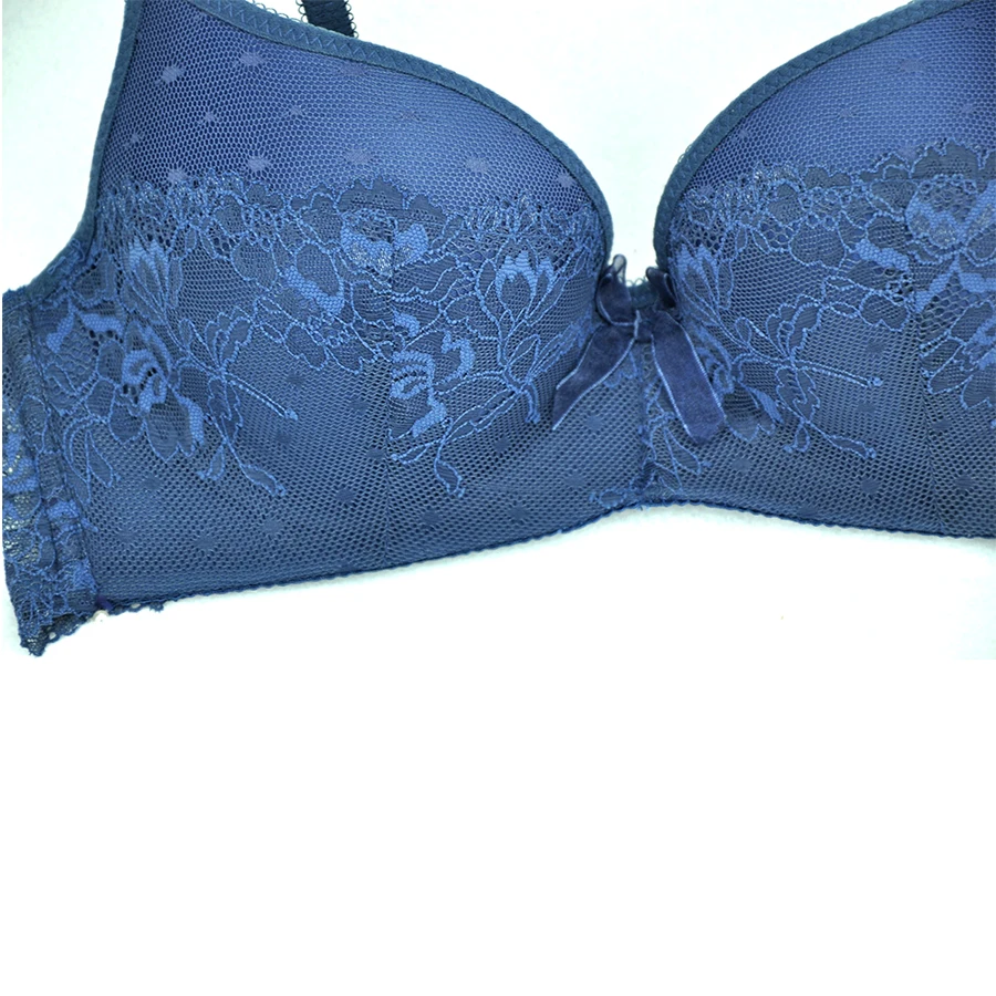 Women's Sexy Lace 3/4 Cup Push up Everyday Bra Comfortable Underwear Weiyesi Solid color Lingerie