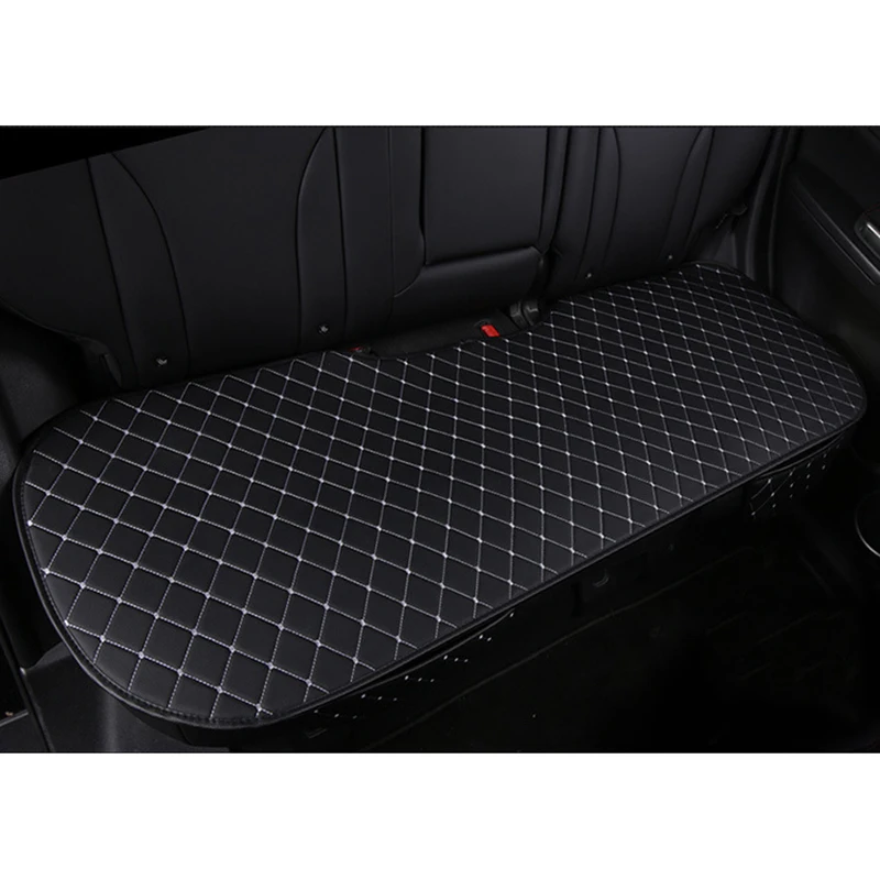 

1pc Universal Leather Car Seat Cover Cushion Rear Row Single Seat Cover Auto Chair Seat Protector Mat Pad Interior Accessories