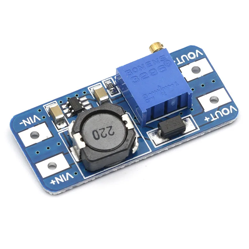 MT3608 DC-DC повышающий усилитель конвертера модуль питания повышающий макс. выход 28 в 2A для arduino