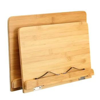 

Adjustable Book Holder Tray and Page Paper Clips-Cookbook Reading Desk Portable Sturdy Lightweight Bookstand-Textbooks Book St
