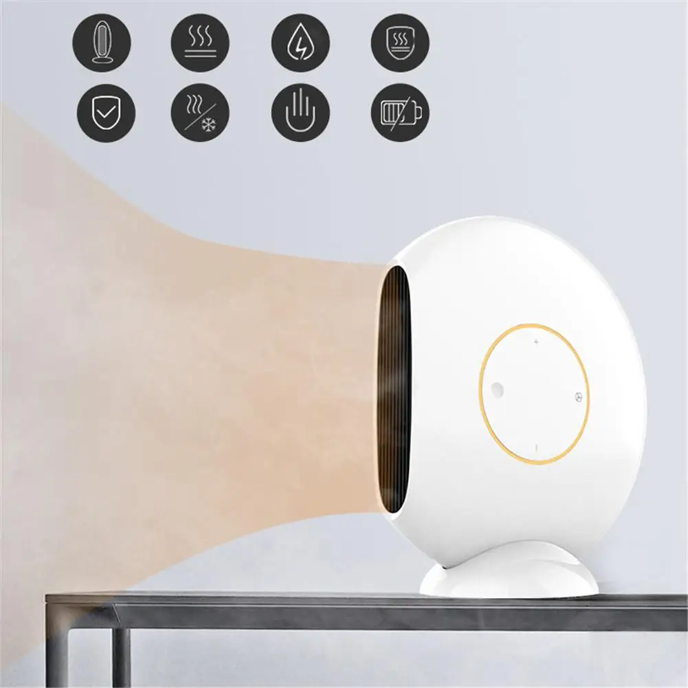 

1000W PTC Ceramic Heating Sheet Portable Space Heater Cool And Warm Dual-Use Smart Heaters Quick Heating AC220V/50HZ 110V/60HZ
